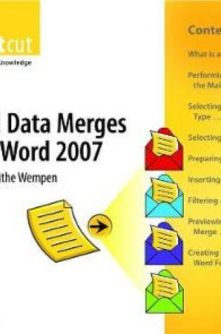 Cover of Mail and Data Merges Using Word 2007 (Digital Short Cut)