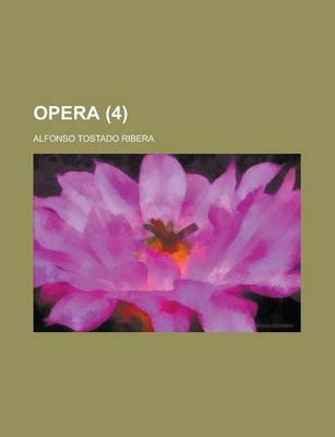 Book cover for Opera Volume 4