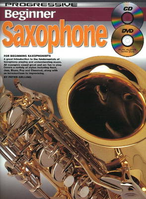 Book cover for Progressive Beginner Saxophone