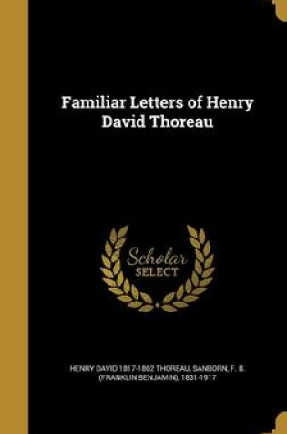 Cover of Familiar Letters of Henry David Thoreau