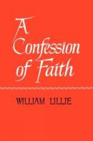 Cover of A Confession of Faith