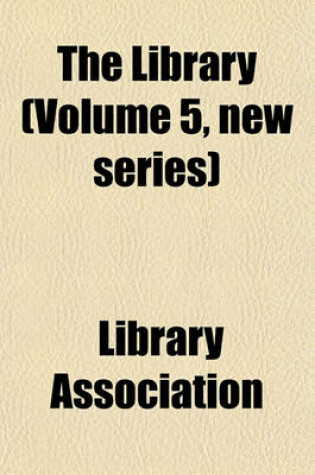 Cover of The Library (Volume 5, New Series)