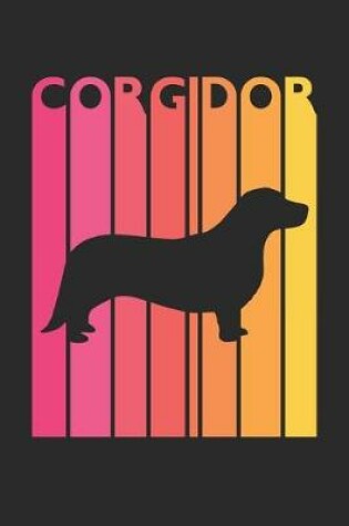 Cover of Corgidor Journal - Vintage Corgidor Notebook - Gift for Corgidor Lovers