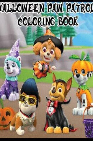 Cover of Halloween Paw Patrol Coloring Book