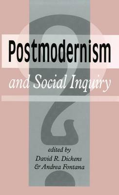 Book cover for Postmodernism and Social Inquiry