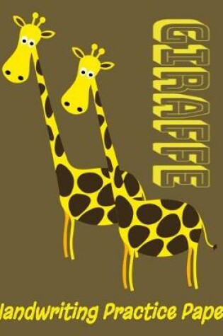 Cover of Giraffe Handwriting Practice Paper