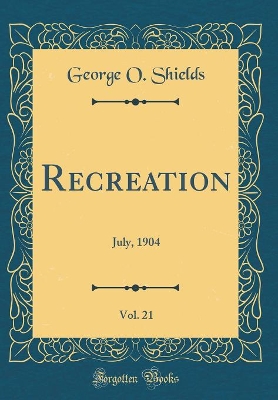 Book cover for Recreation, Vol. 21