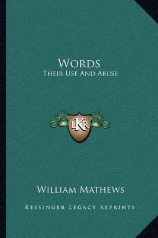 Cover of Words