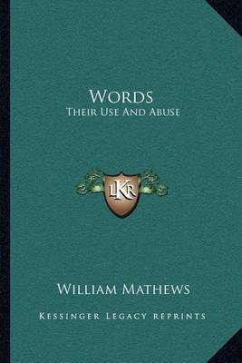 Book cover for Words