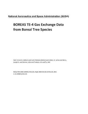 Book cover for Boreas Te-4 Gas Exchange Data from Boreal Tree Species