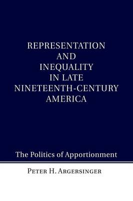 Book cover for Representation and Inequality in Late Nineteenth-Century America