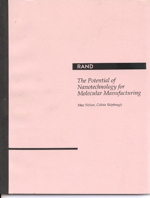 Book cover for The Potential of Nanotechnology for Molecular Manufacturing