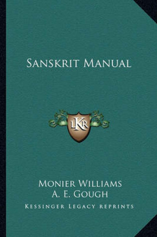Cover of Sanskrit Manual