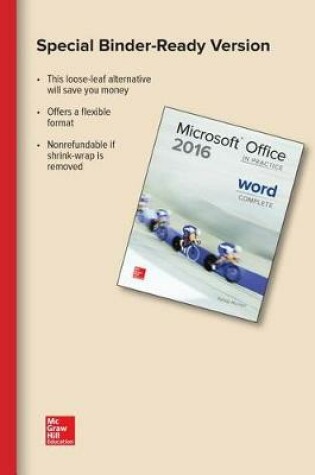 Cover of Looseleaf for Microsoft Office Word 2016 Complete: In Practice