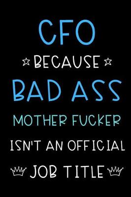 Book cover for CFO Because Bad Ass Mother Fucker Isn't An Official Job Title