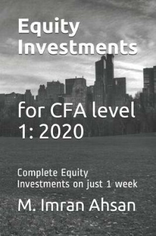 Cover of Equity Investments for CFA level 1