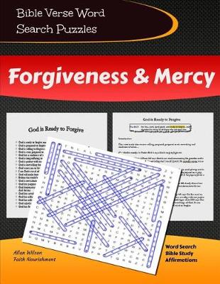 Book cover for Bible Verse Word Search Puzzles - Forgiveness & Mercy