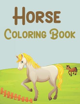 Book cover for Horse Coloring Book