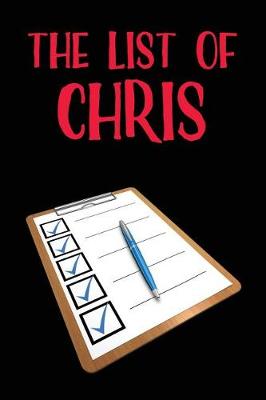 Book cover for The List of Chris