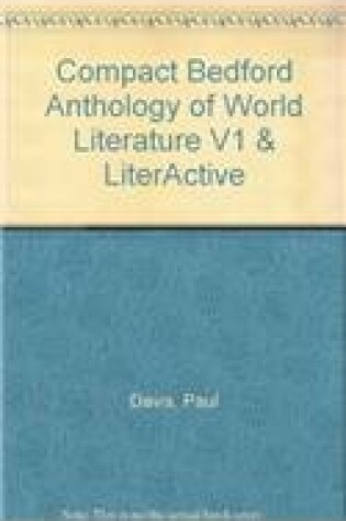 Cover of Compact Bedford Anthology of World Literature V1 & Literactive