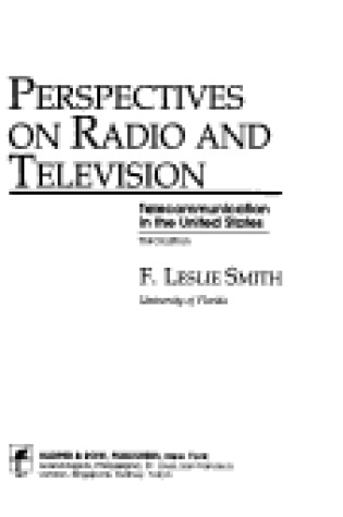 Cover of Perspectvs on Radio & TV 90