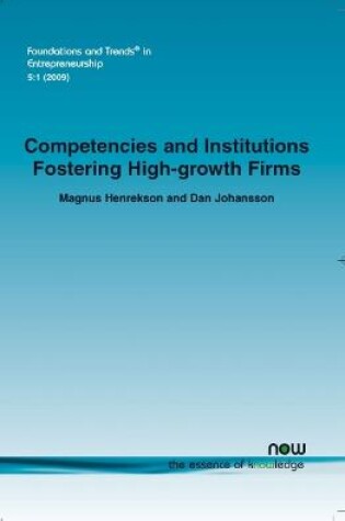 Cover of Competencies and Institutions Fostering High-growth Firms