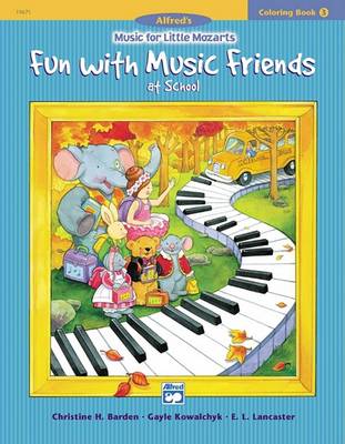 Book cover for Fun with Music Friends at the Piano Lesson