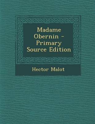 Book cover for Madame Obernin