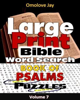 Book cover for Large Print Bible WORD SEARCH ON THE BOOK OF PSALMS VOLUME 7.0