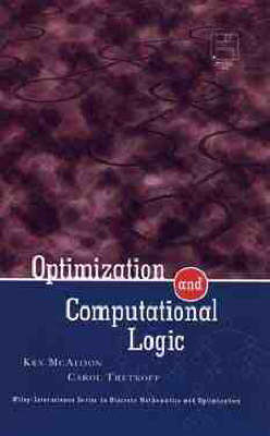 Book cover for Optimization and Computational logic