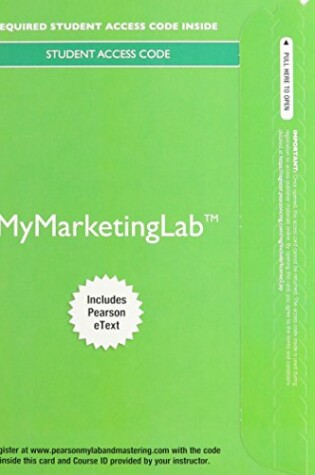 Cover of 2014 MyLab Marketing with Pearson eText -- Access Card -- for Advertising