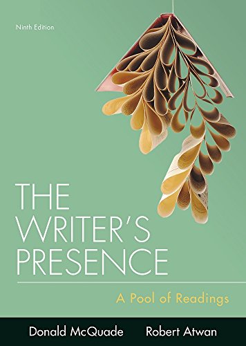 Book cover for The Writer's Presence