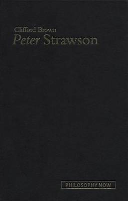 Book cover for Peter Strawson