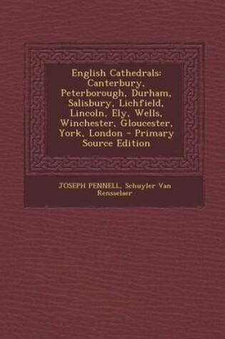 Cover of English Cathedrals