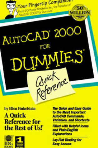 Cover of AutoCAD 2000 for Dummies Quick Reference