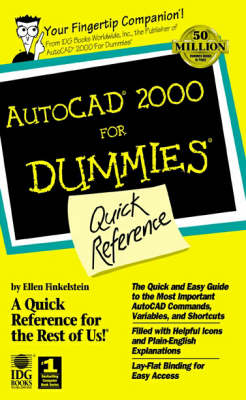 Cover of AutoCAD 2000 for Dummies Quick Reference