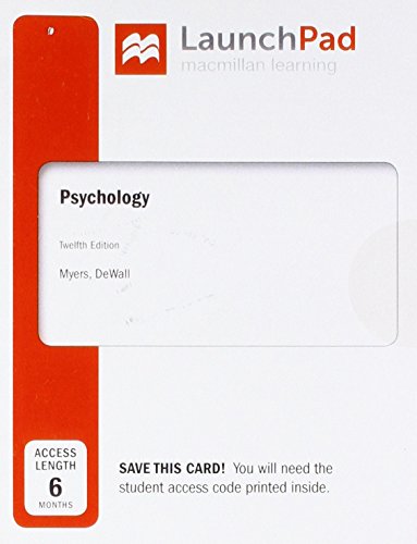 Book cover for Launchpad for Psychology (1-Term Access)