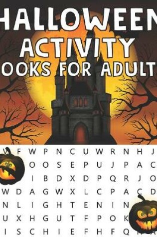 Cover of Halloween Activity Book For Adults