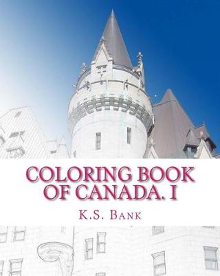 Book cover for Coloring Book of Canada. I