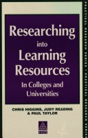 Book cover for Researching into Learning Resources in Colleges and Universities
