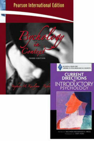 Cover of Valuepack: Psychology in Context: International Edition with PS: Current Directions in Introductory Psychology