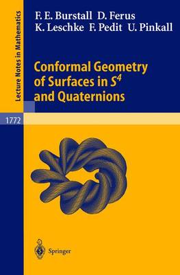 Book cover for Conformal Geometry of Surfaces in S4 and Quaternions