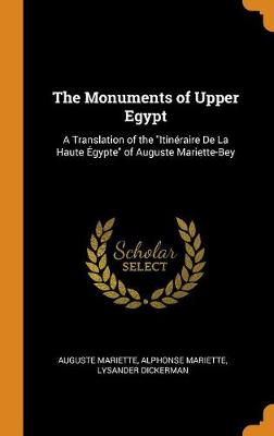 Book cover for The Monuments of Upper Egypt