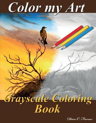 Book cover for Color my Art Grayscale Coloring Book
