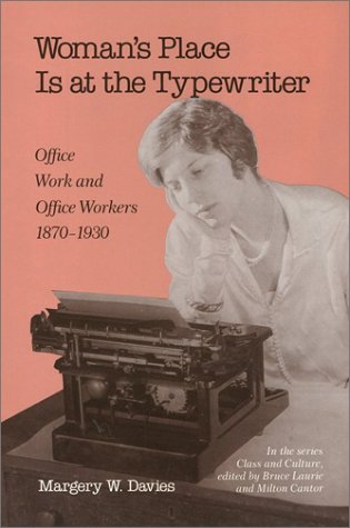 Book cover for Woman's Place is at the Typewriter