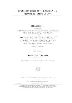 Book cover for Discussion draft of the Section 115 Reform Act (SIRA) of 2006