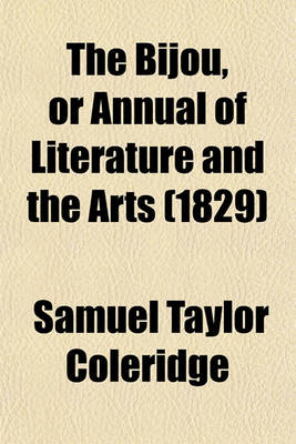 Book cover for The Bijou, or Annual of Literature and the Arts (1829)