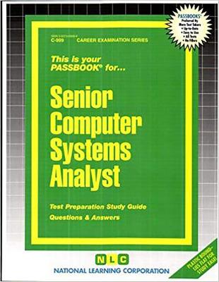 Book cover for Senior Computer Systems Analyst