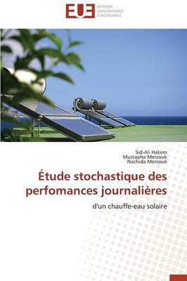 Cover of tude Stochastique Des Perfomances Journali res