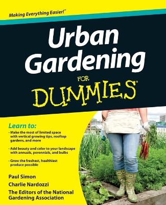 Book cover for Urban Gardening For Dummies